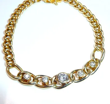 Armband 585 Gold mit Brillanten.