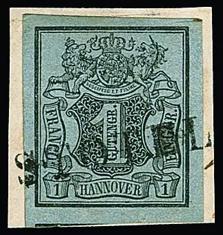 1 Ggr. black/grey-blue on luxury letter piece with full black L1 "Stotel"