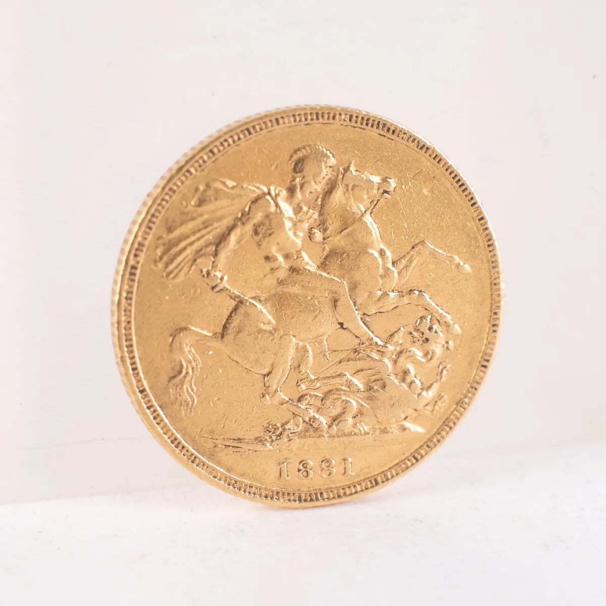 Gold - Sovereign, GB 1881, ss/vz