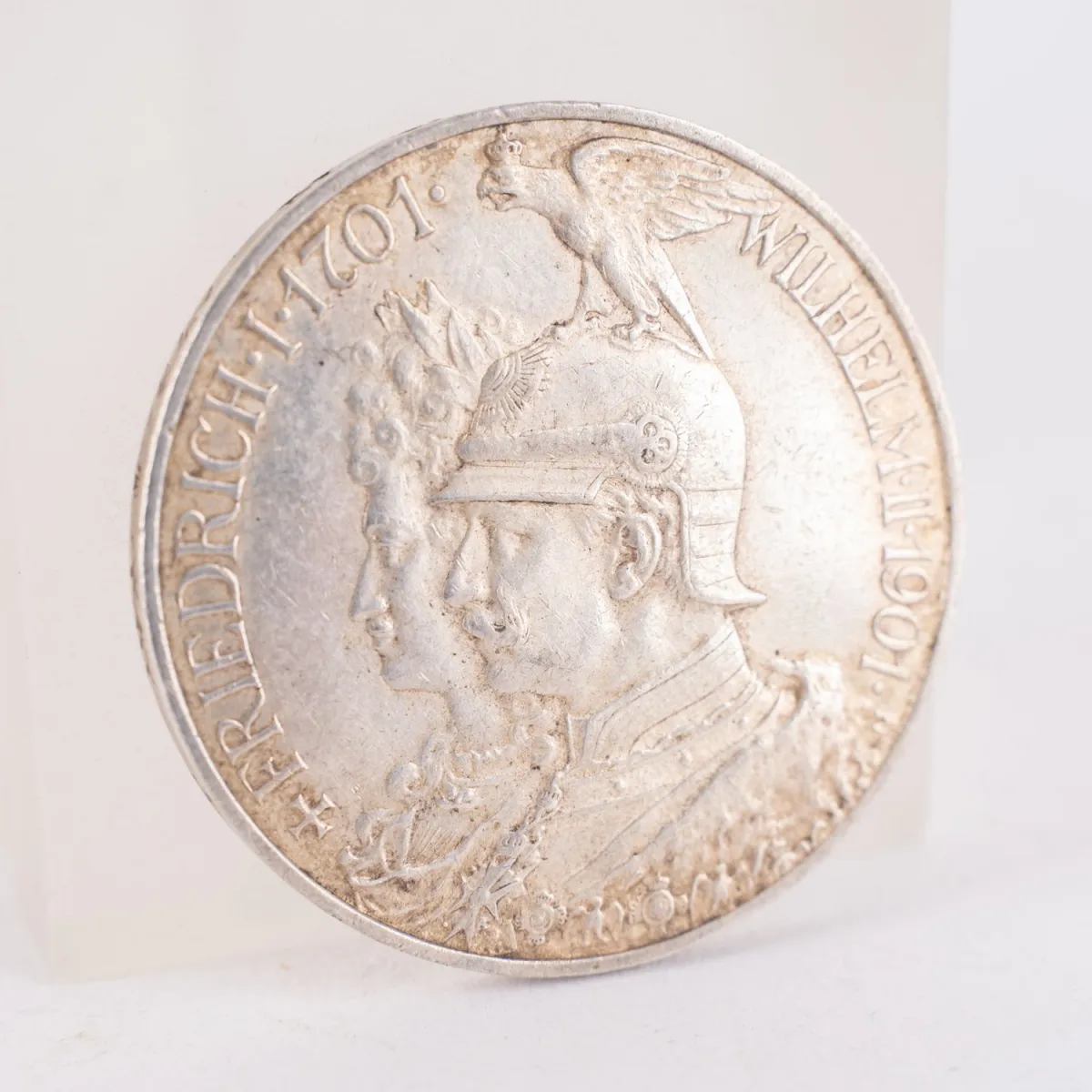 5 Mark - Preussen - Friedrich I / Wilhelm II - 1901 - 900er Silber - ss/vz.