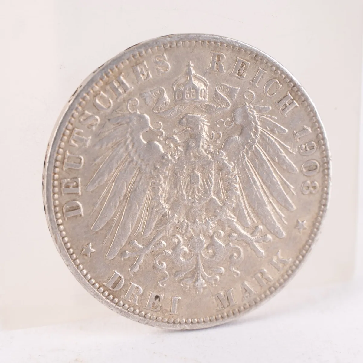 3 Mark - Hambourg - 1908 - J - ss/vz. Argent.