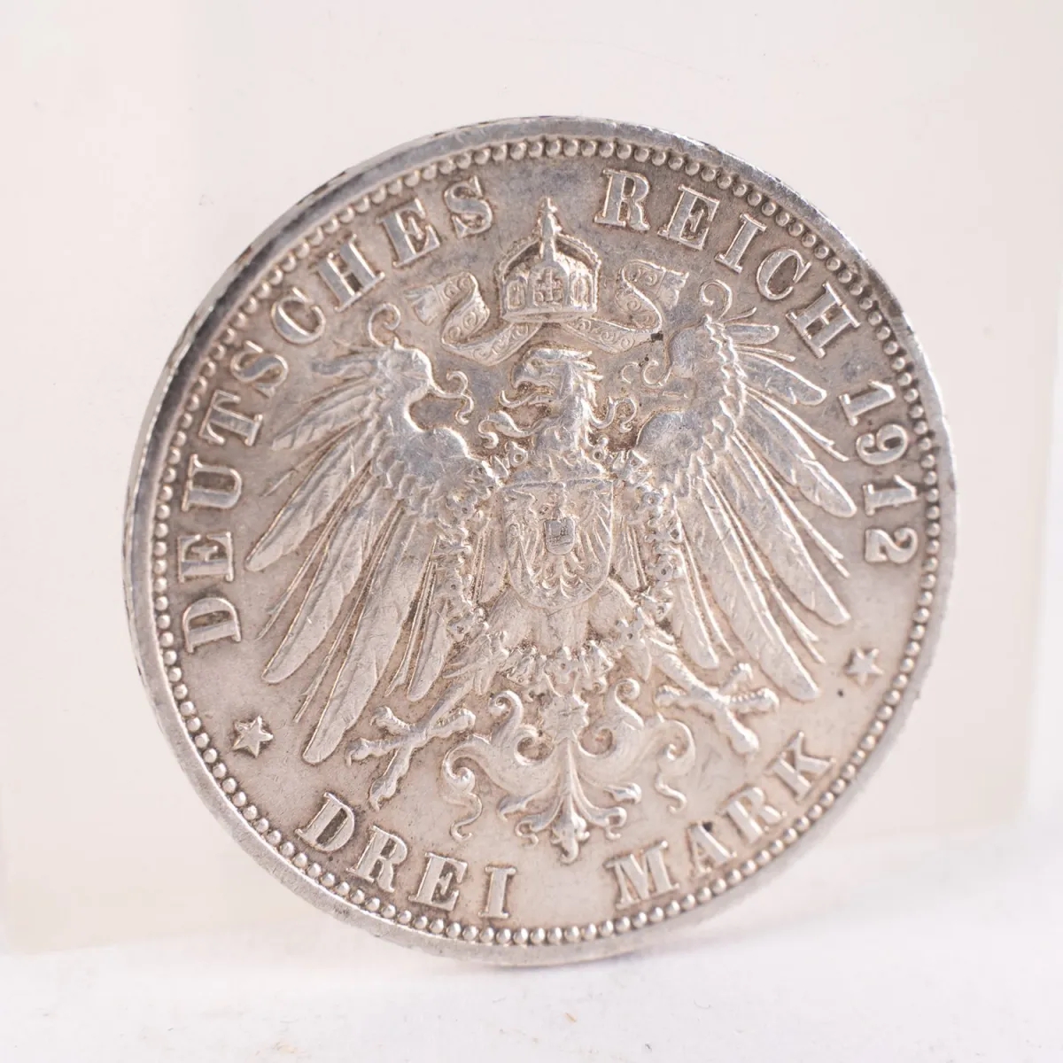 3 Mark - Preussen - 1912 - A - ss/vz Silber.