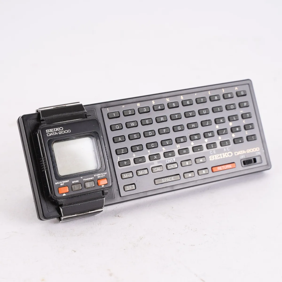 SEIKO DATA - 2000 - Herrenarmbanduhr mit Taschenrechner, original Bedienungsanleitung. Ungeprüfter Erhalt, aus Privatsam…