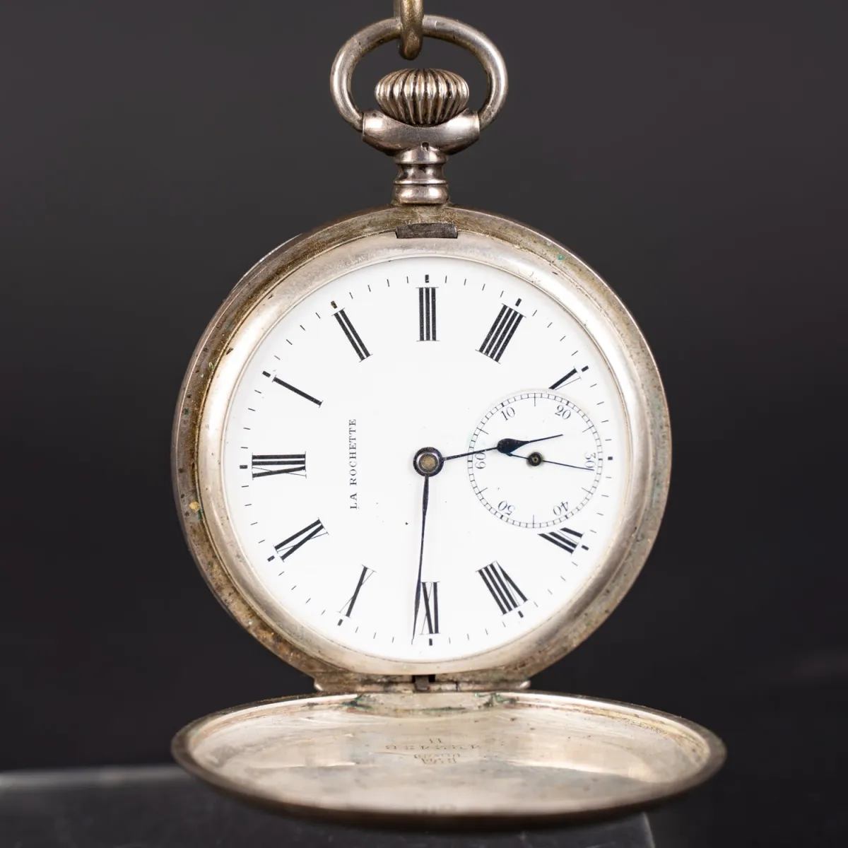 La Rochette - Zwaar savonnette herenzakhorloge voor de Russische markt, diameter ca. 50mm, Zwitserland omstreeks 19..