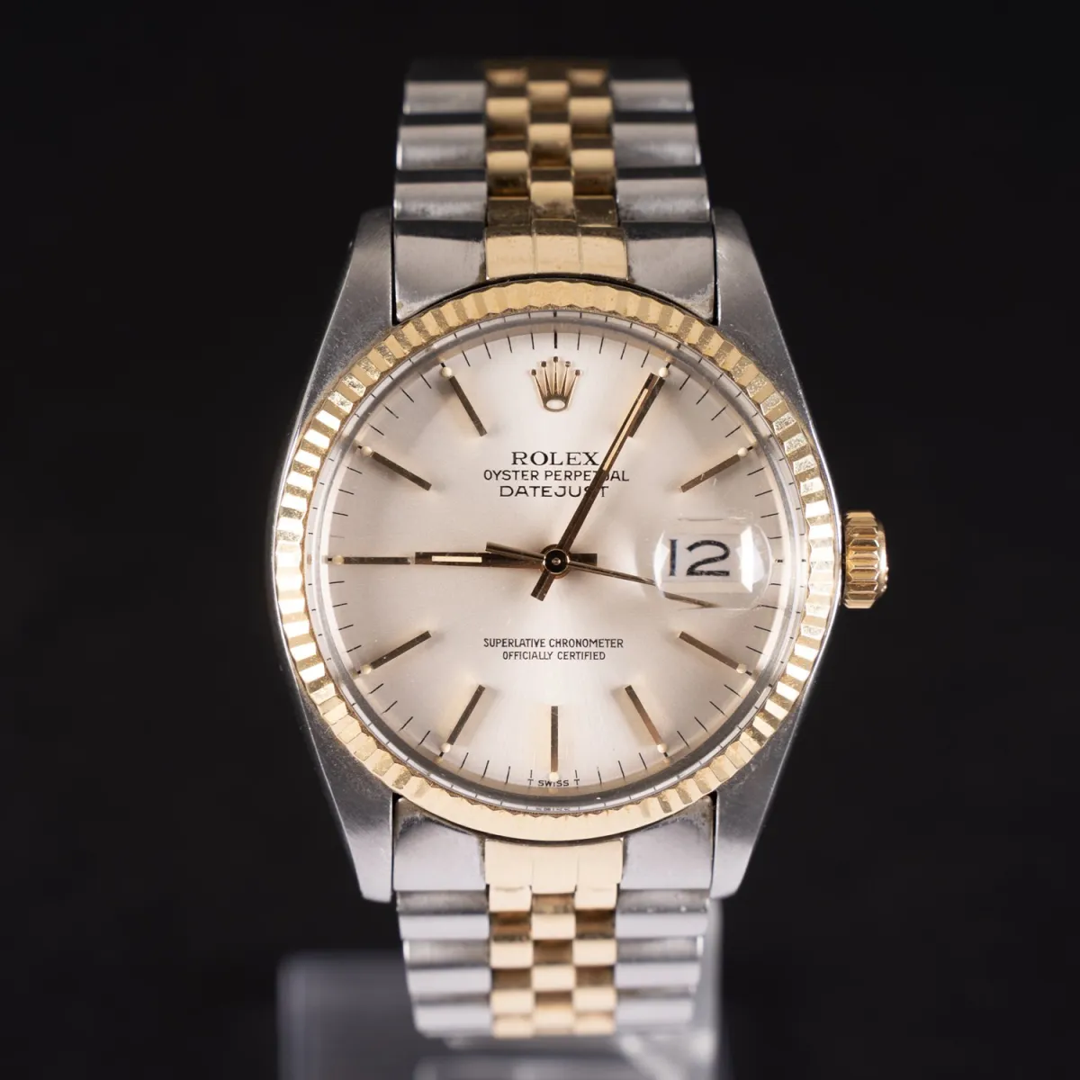 ROLEX OYSTER PERPETUAL DATE JUST, Superlative Chronometer officially certified, zegarek męski, stal-złoto, oryginalny…