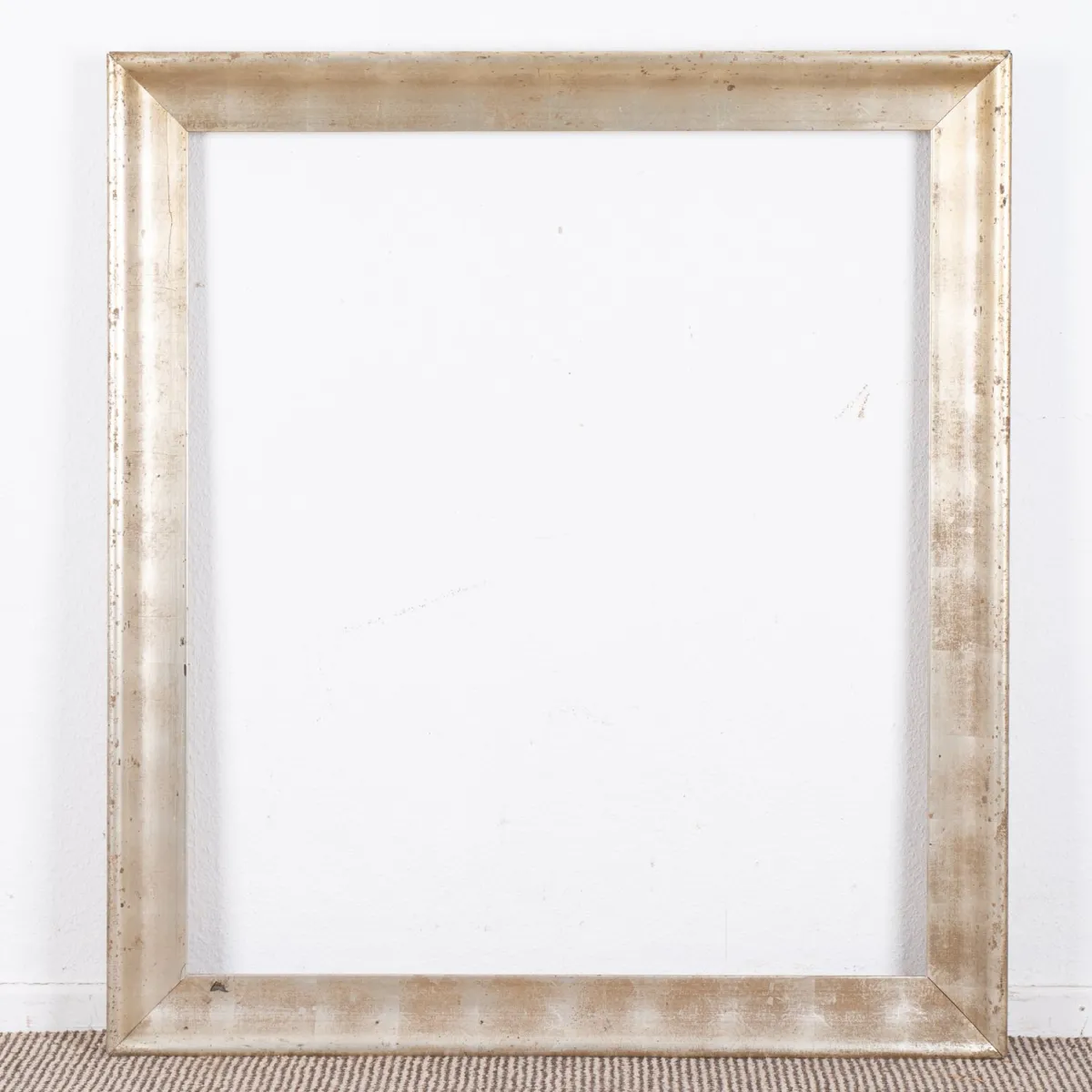 Large picture frame from the 1920s/30s, simple classic design, rebate size approx. 92 x 81 cm, profile width approx. 8 cm