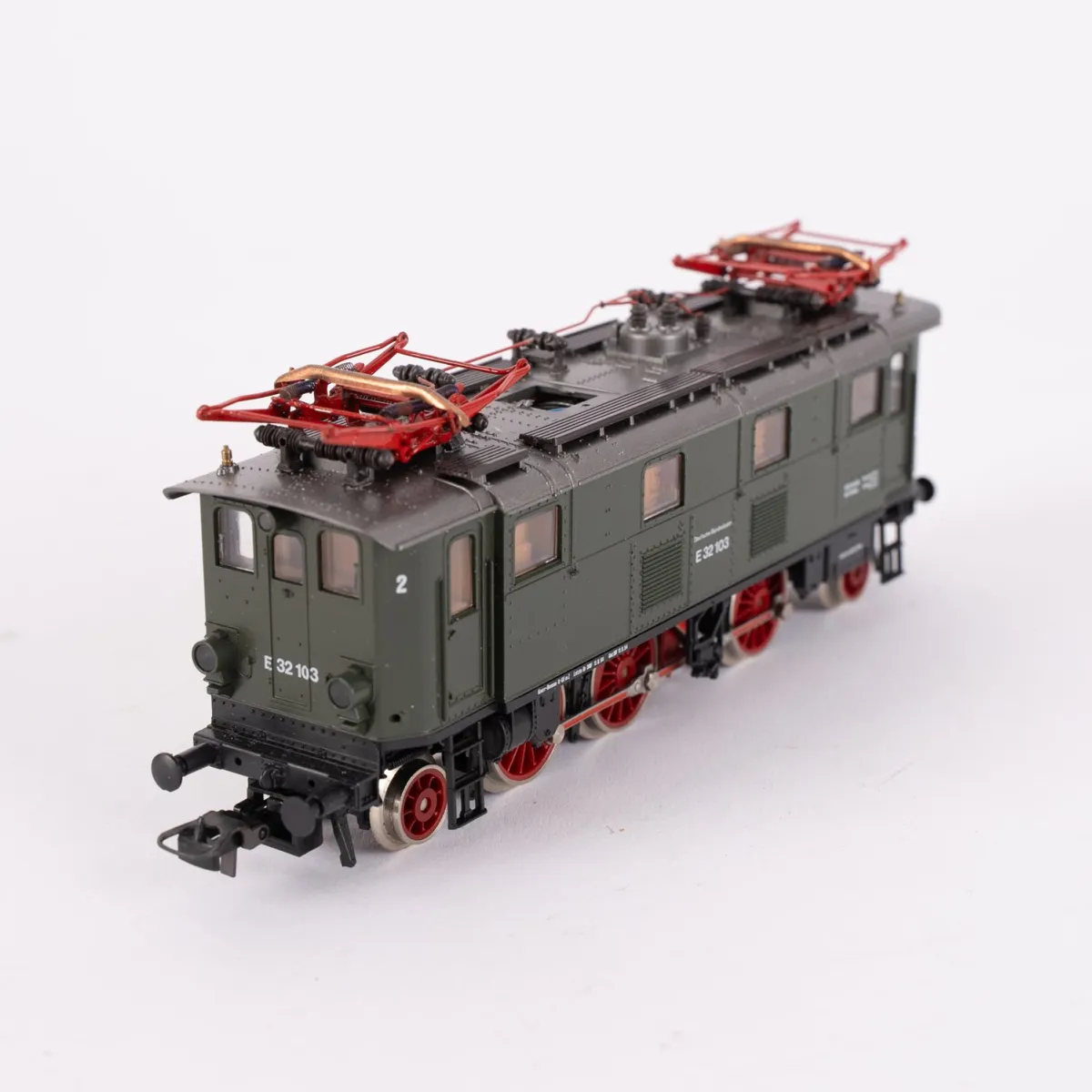 E 32 103 E-Lok der DB, Spur H0, ROCO, bespielt, ungeprüft, 5-achsig.