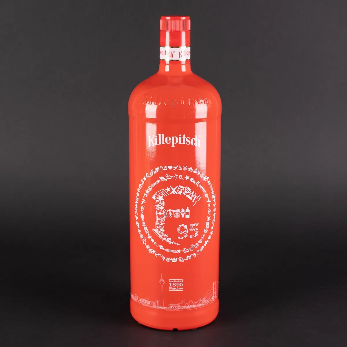 Killepitsch, gelimiteerde 3L kruidenlikeurfles, ongeopend.