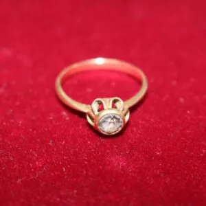 Damen Ring 585er Gold, Ringgr. 54, ca. 2 Gramm