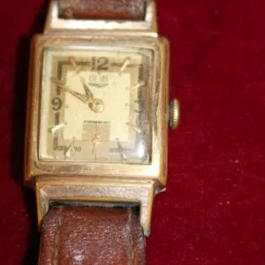 Glashütte polshorloge, uurwerk loopt