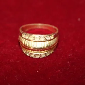 Bague femme en or 585, taille 55, env. 5,1 grammes
