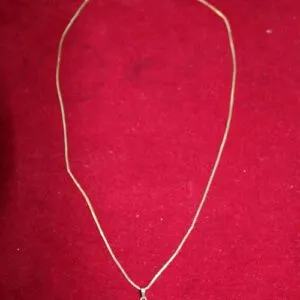 Collier avec pendentif or 333, longueur 48 cm, env. 3 grammes