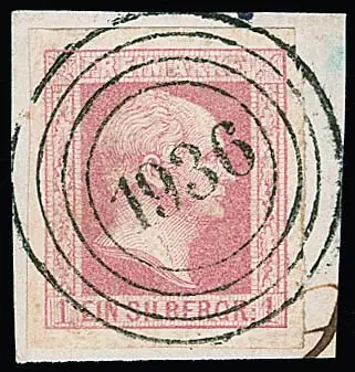 "1936" (Casekow) bardzo ładny czysty na wycinku listu z 1 Sgr. różowy (mała plama), podpis Kastaun, Banker