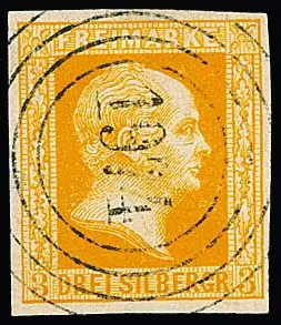 "1974" (Dillingen), seltener Saar-NS klar zentrisch auf Kabinettstück 3 Sgr.