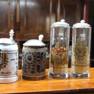 Lot de 4 cruches en verre