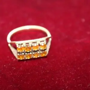 Bague femme en or 585, taille 55, env. 3,6 grammes