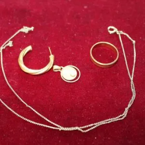 Lot d'or ancien 585, env. 9,2 grammes