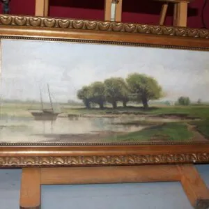 Olejomalba kolem 1900, olej na plátně, š 77cm x v 42cm