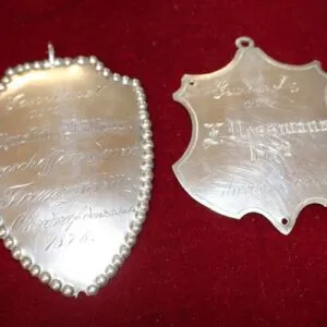 2 medale strzeleckie 1876 i 1872, Ohrdruf