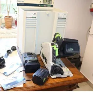Festool Accu Invalzaag TSC 55- REB Li-Basic met Lader en Accu in Systainer