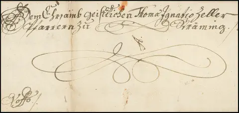 Vienna, 1710, imperial letter with letterhead of Emperor Franz Joseph I and signatures to a pastor in Sträming