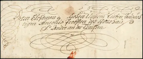 Vienna, 1734, decorative imperial letter with letterhead, printed content and autograph signature of Emperor Charles VI, large paper seal on reverse