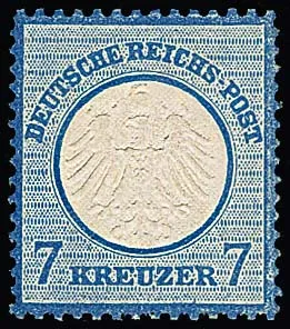 7 Kr. bleu, pièce de choix non oblitérée avec gomme originale complète, en très frais état. Nouvel certificat Krug "en parfait état" ainsi que certificats Sommer et Bühler comme neuf sans charnière. Ce timbre est un bon exemple de pourquoi on ne devrait pas collectionner les "petits boucliers de poitrine" neufs sans charnière : vous n'achetez finalement que les certificats et si la prochaine génération d'experts ne les confirme pas, beaucoup d'argent est perdu. Ici vous achetez une pièce sûre