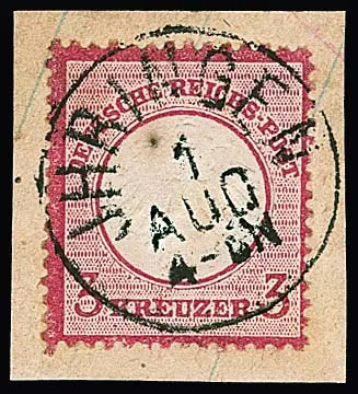 "Ihringen", K1 de réexpédition clair et meilleur sur fragment de lettre 3 Kr. petit écu