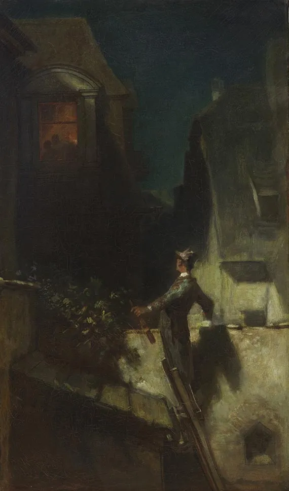 Карл Шпицвег, Der Mondscheingeiger, 1840