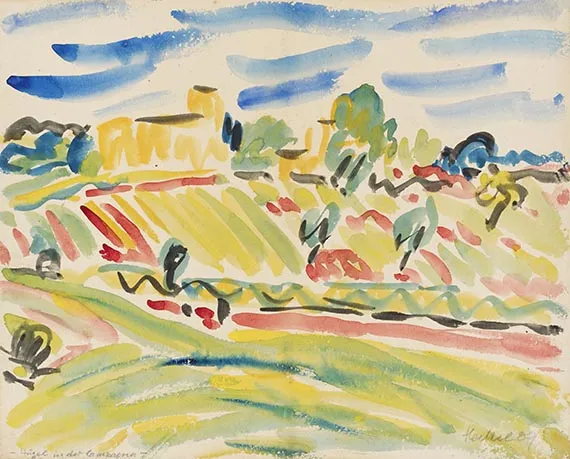 Эрих Хеккель, Холм в Кампанье, 1909