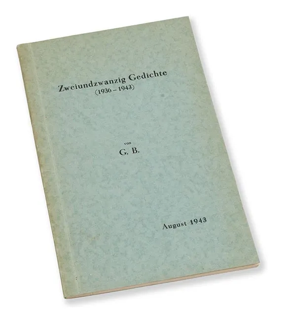Gottfried Benn, Tjue-to dikt, 1943