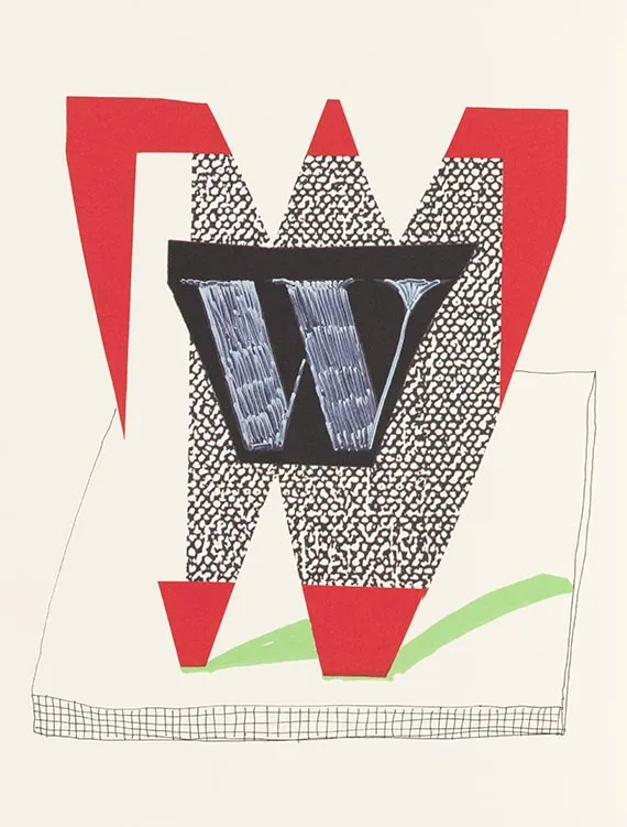 David Hockney, Hockney's Alphabet, 1991