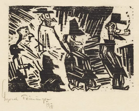 Lyonel Feininger, Alte Seebären, 1919