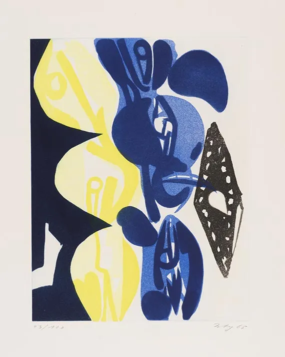 Ernst Wilhelm Nay, Sześć akwatint. Über den Menschen