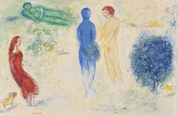 Marc Chagall, Daphnis et Chloe, le Jugement