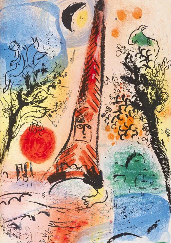 Marc Chagall, Chagall Lithographe. Vols. 1-3
