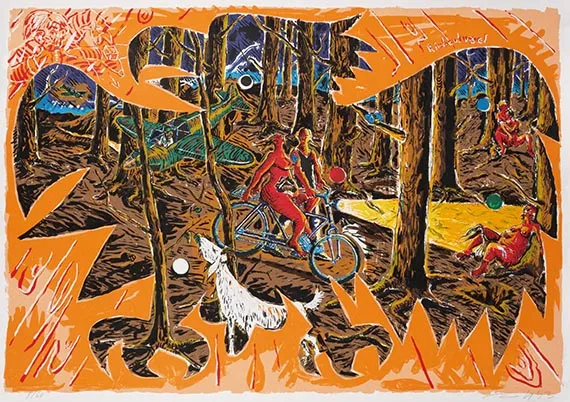 Jörg Immendorff, Rimbaudvogel, 1993
