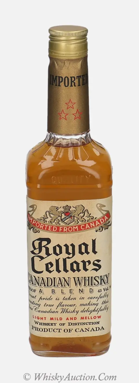 Canadian Whisky A Blend Royal Cellars