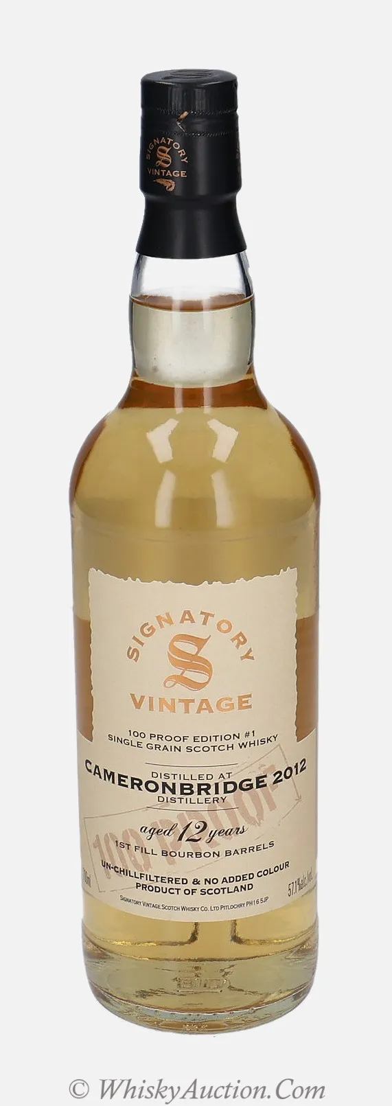 Cameronbridge 100 Proof Edition 12 Jahre (2012 / 14.2.2025) – Signatory Vintage Scotch Whisky Co. Ltd.