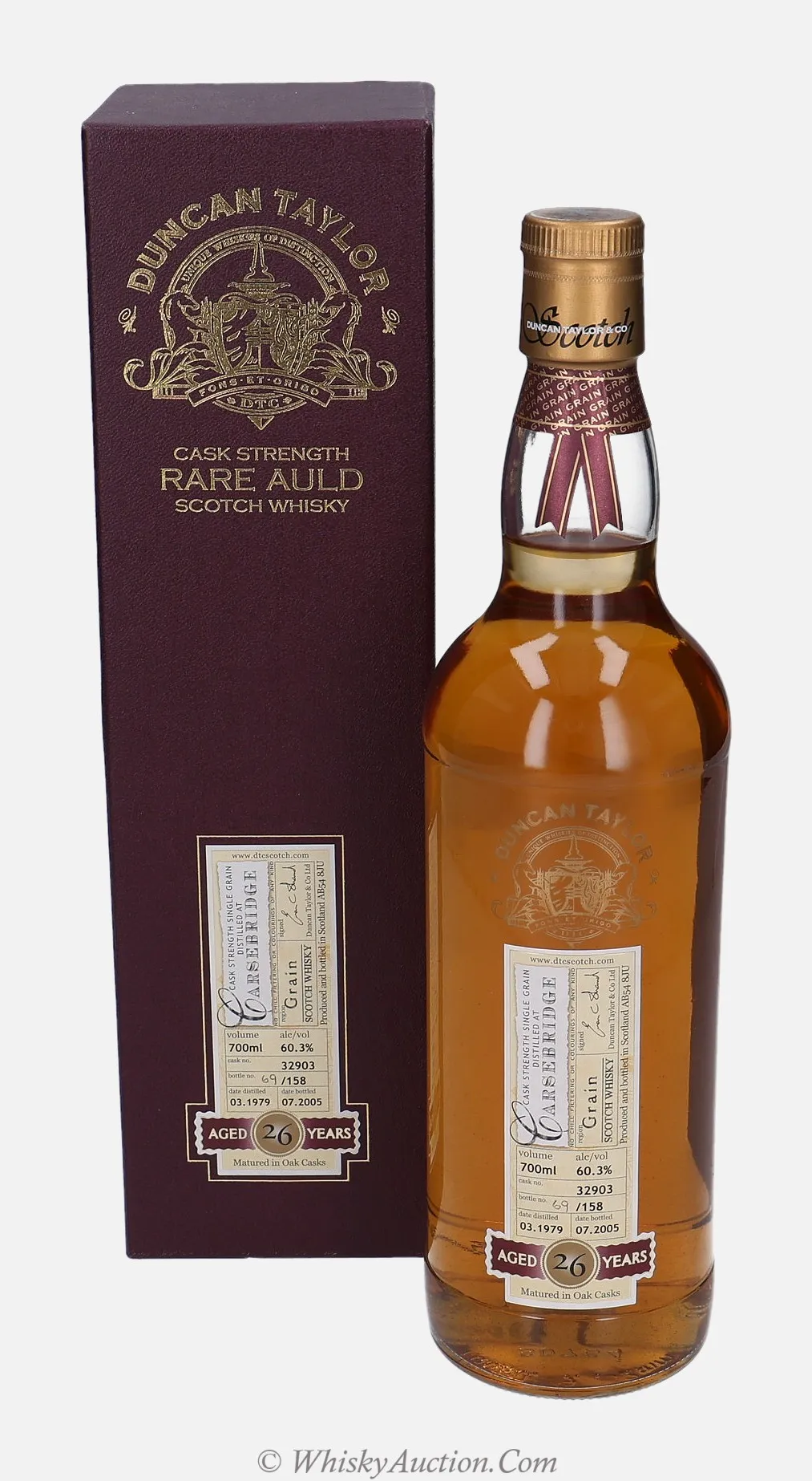 Carsebridge Rare Auld 26 lat (3.1979 / 7.2005) – Duncan Taylor & Co. Ltd.