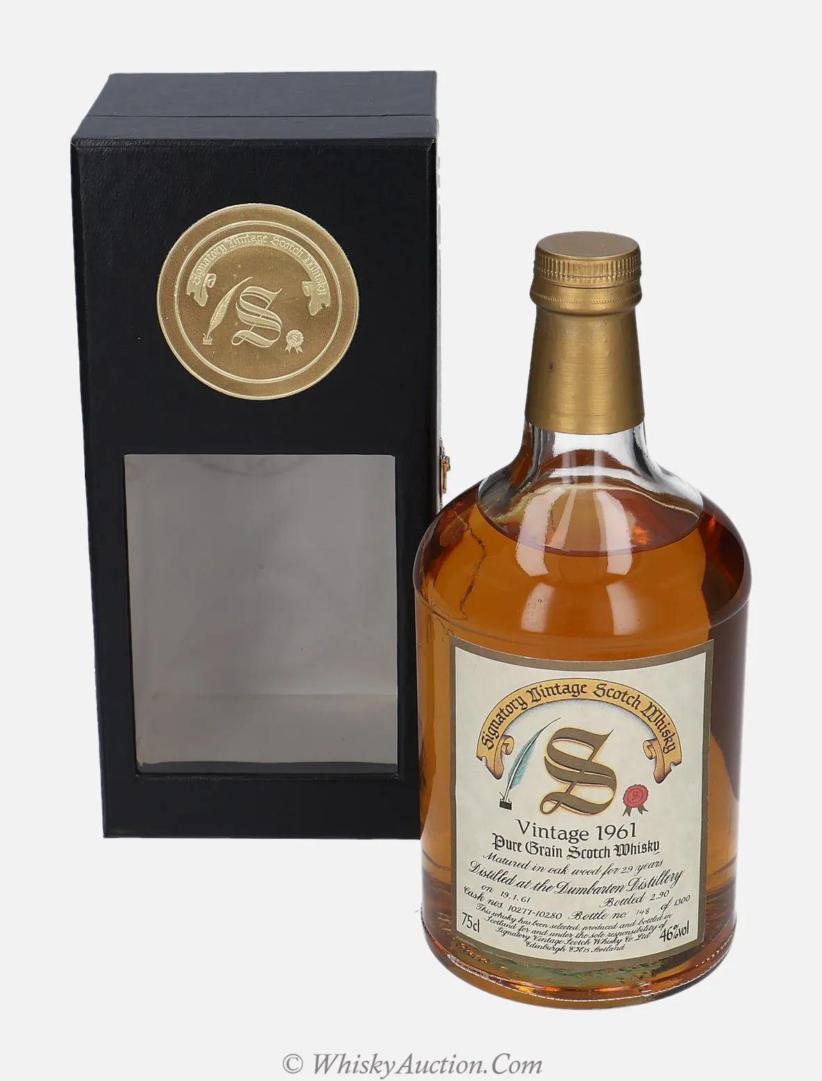 Dumbarton 29 ans (19.1.1961 / 2.1990) – Signatory Vintage Scotch Whisky Co. Ltd.