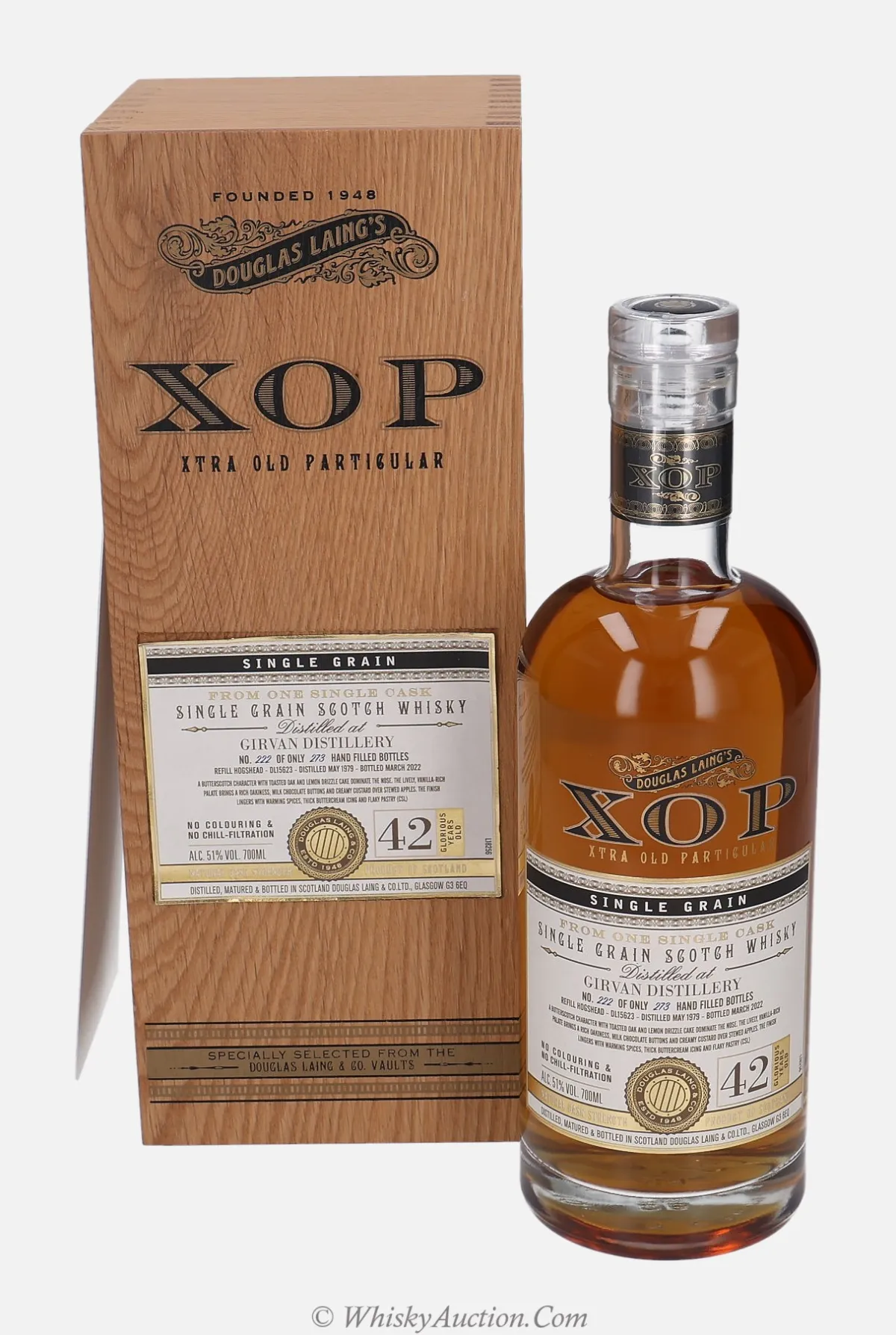 Girvan Xtra Old Particular 42 ans (mai 1979 / mars 2022) – Douglas Laing & Co. Ltd.