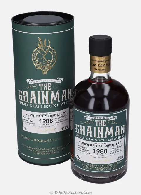North British The Grainman 33 Years (1988 / March 2022) – Meadowside Blending Co. Ltd.