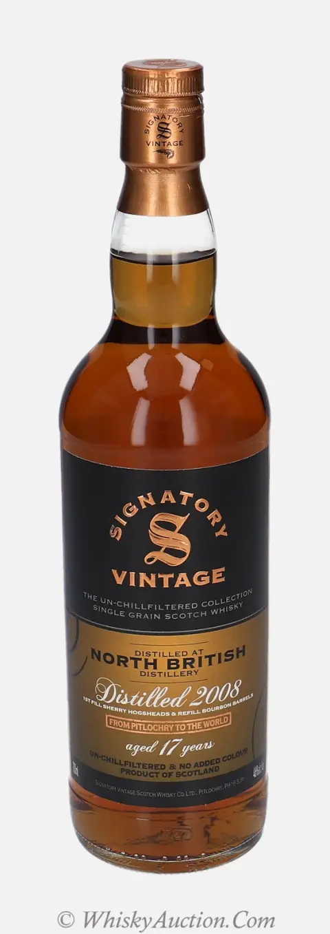 North British The Un-Chillfiltered Collection 17 Years (2008 / 3.3.2026) – Signatory Vintage Scotch Whisky Co. Ltd.