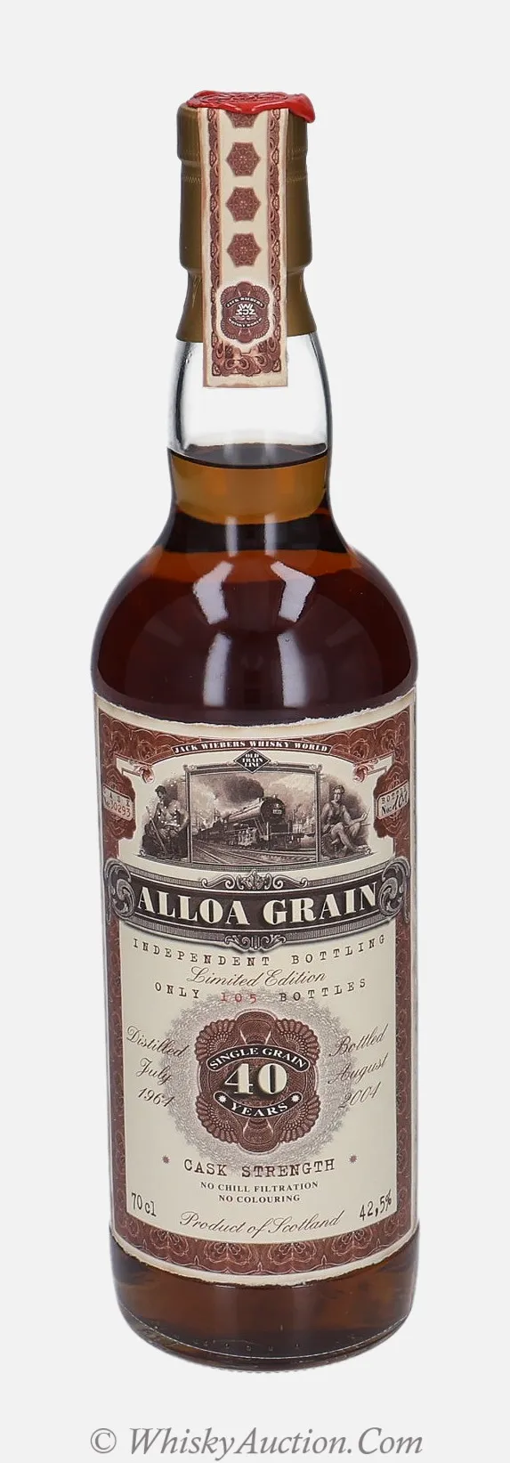 Old Train Line 40 let (Červenec 1964 / Srpen 2004) – Jack Wiebers Whisky World