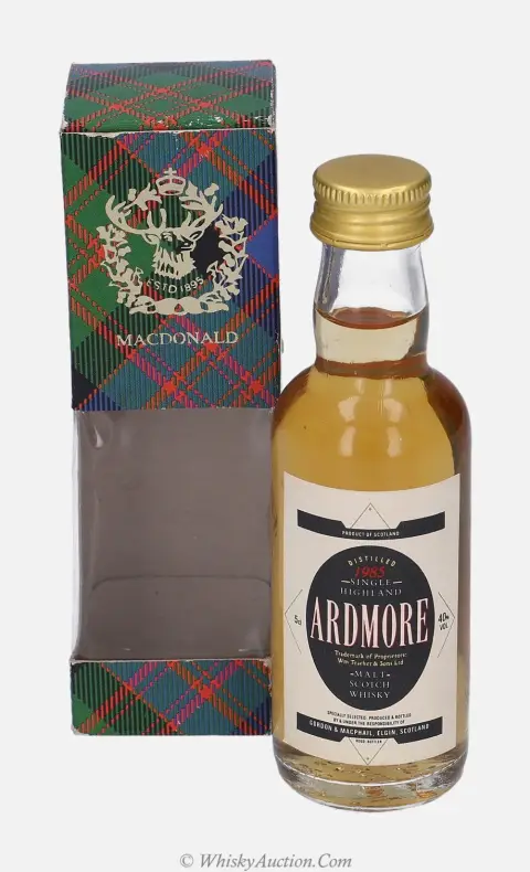 Ardmore Distillery Labels (1985) – Gordon & MacPhail
