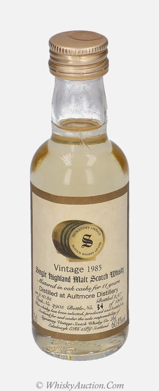 Aultmore 11 ans (9.10.1985 / 2.1997) – Signatory Vintage Scotch Whisky Co. Ltd.