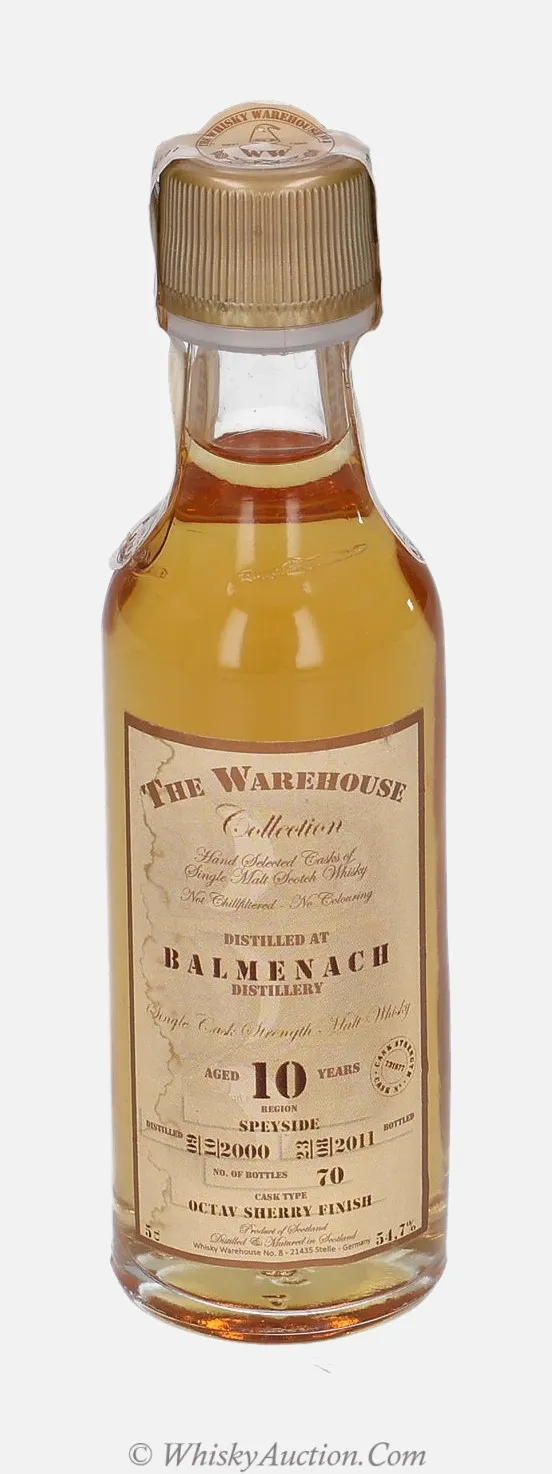 Balmenach The Warehouse Collection 10 lat (9.10.2000 / 23.8.2011) – Whisky Warehouse No.8