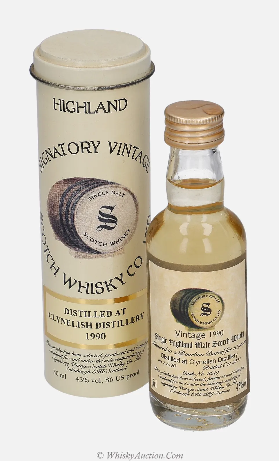 Clynelish 10 let (1.5.1990 / 6.11.2000) – Signatory Vintage Scotch Whisky Co. Ltd.