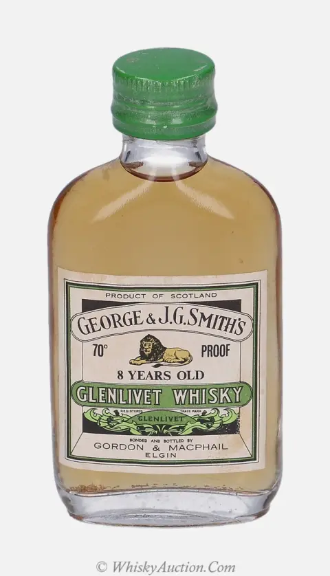Glenlivet Distillery Labels 8 let – Gordon & MacPhail